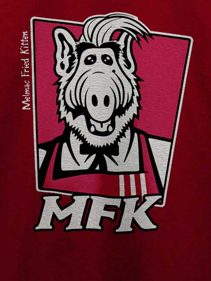 alf-melmac-fried-kitten-t-shirt bordeaux 4