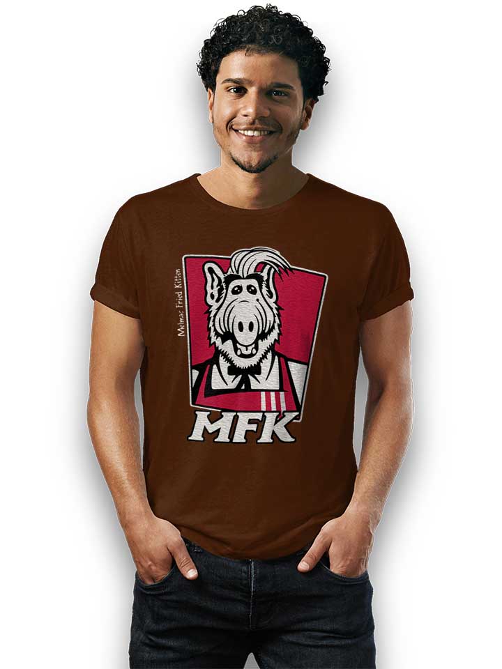 alf-melmac-fried-kitten-t-shirt braun 2
