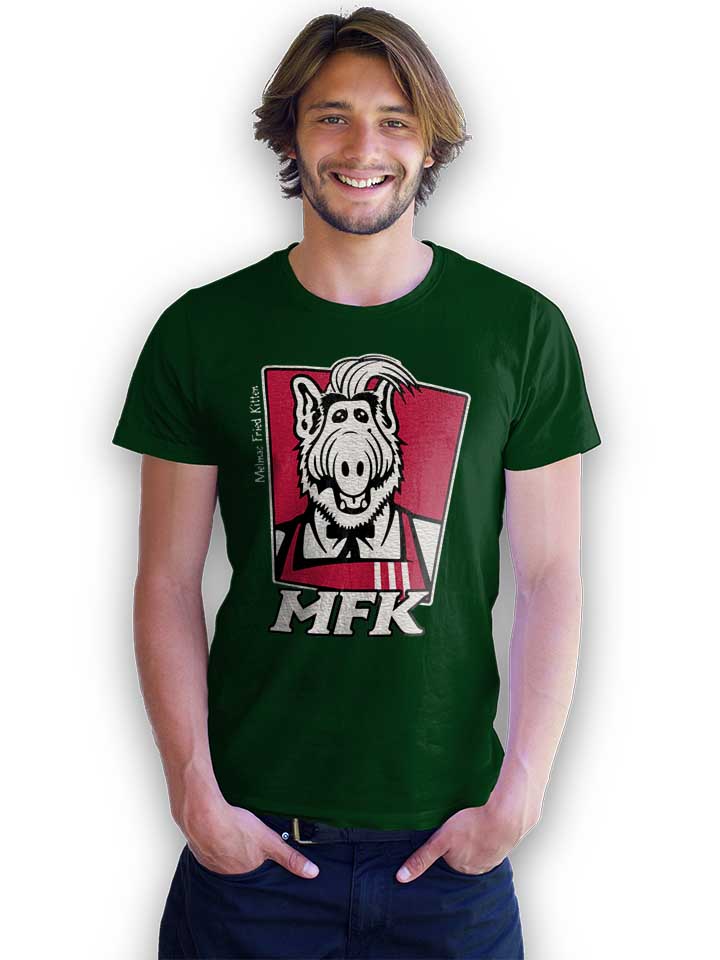 alf-melmac-fried-kitten-t-shirt dunkelgruen 2