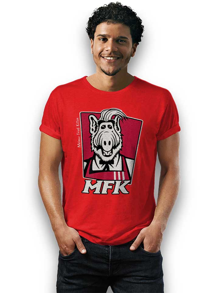 alf-melmac-fried-kitten-t-shirt rot 2