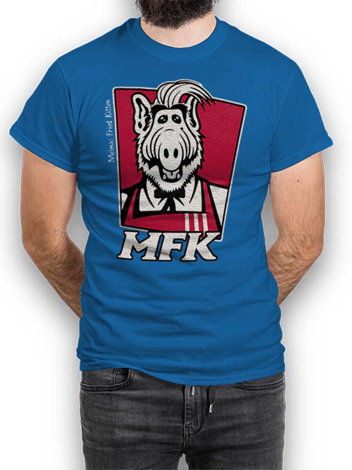 Alf Melmac Fried Kitten T-Shirt bleu-roi L