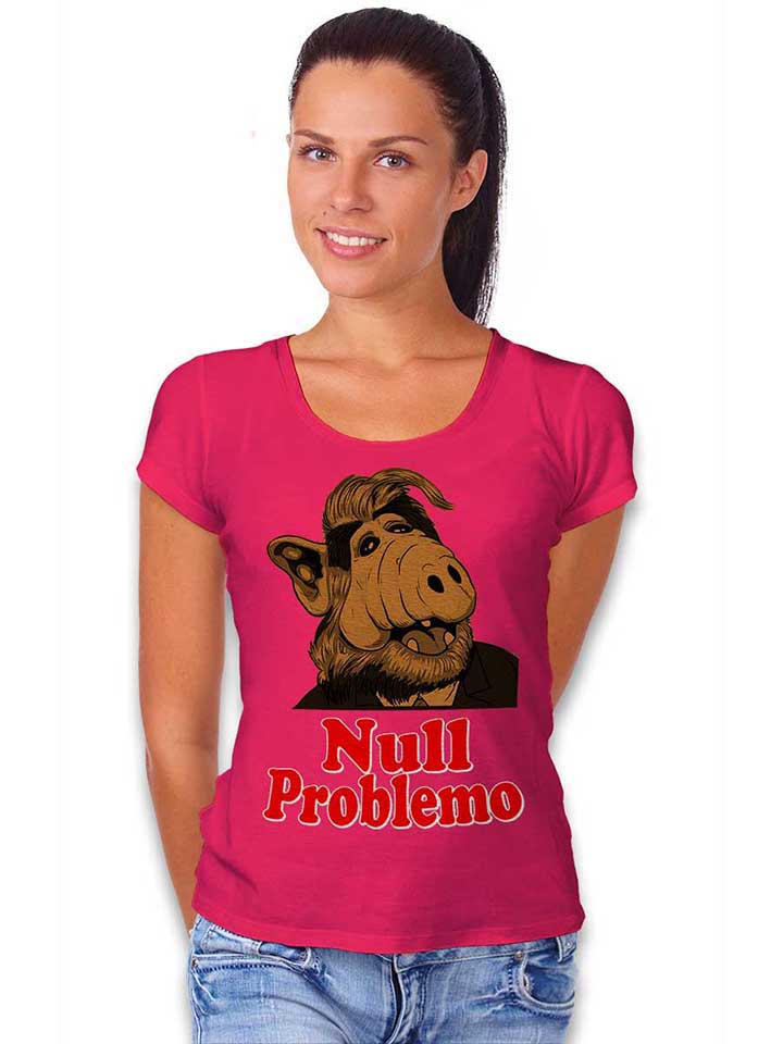 alf-null-problemo-damen-t-shirt fuchsia 2