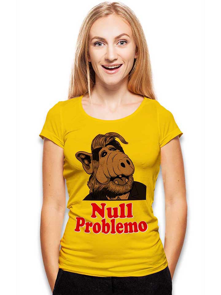 alf-null-problemo-damen-t-shirt gelb 2