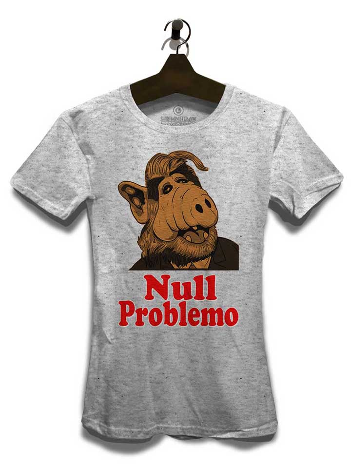 alf-null-problemo-damen-t-shirt grau-meliert 3