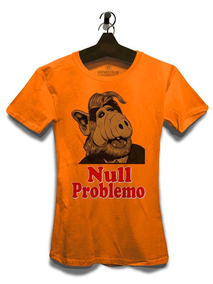 alf-null-problemo-damen-t-shirt orange 3