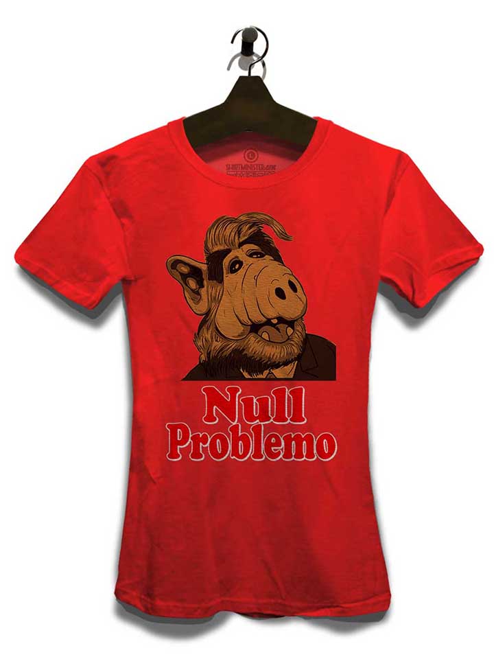 alf-null-problemo-damen-t-shirt rot 3