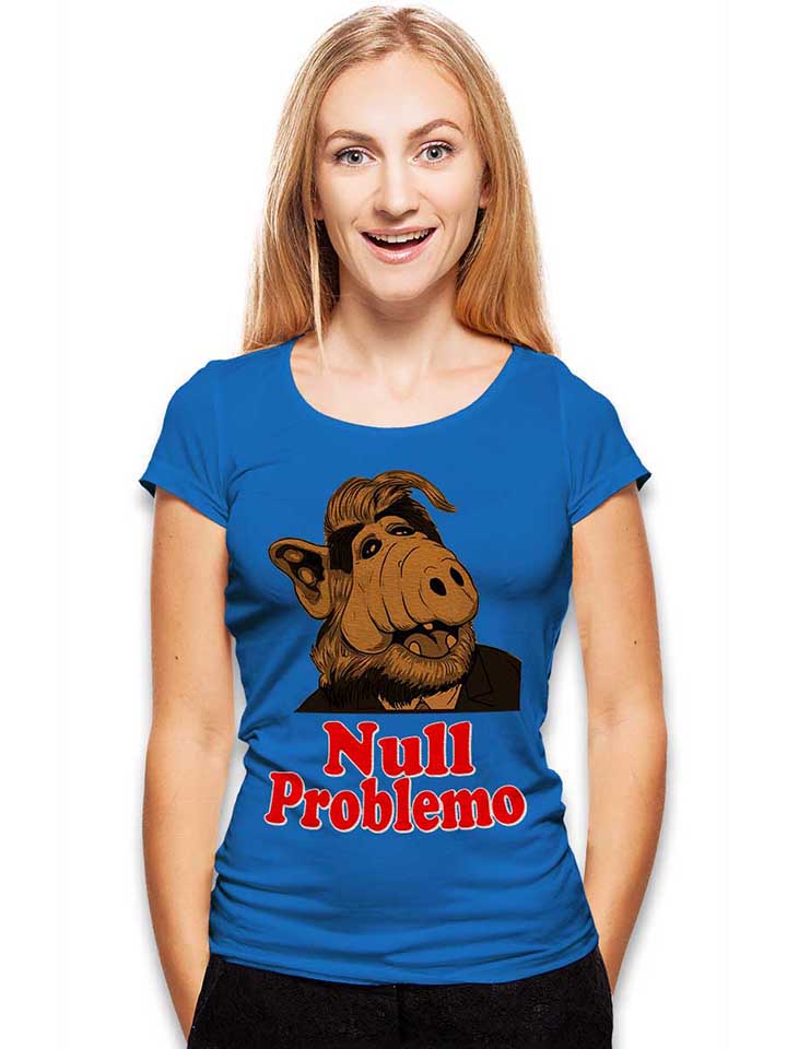 alf-null-problemo-damen-t-shirt royal 2