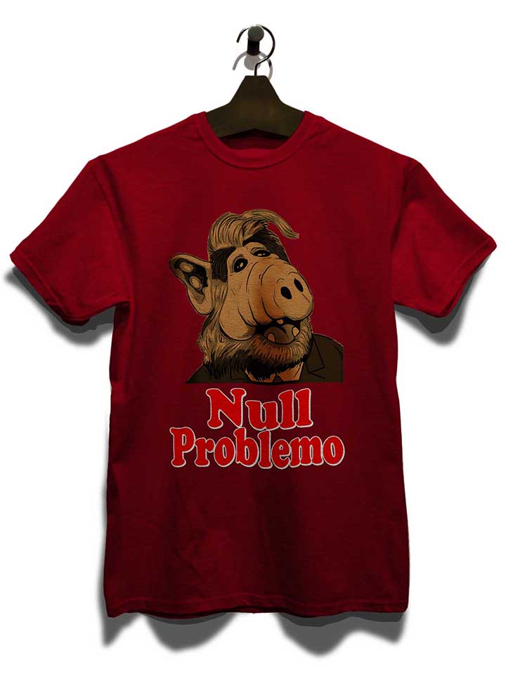alf-null-problemo-t-shirt bordeaux 3