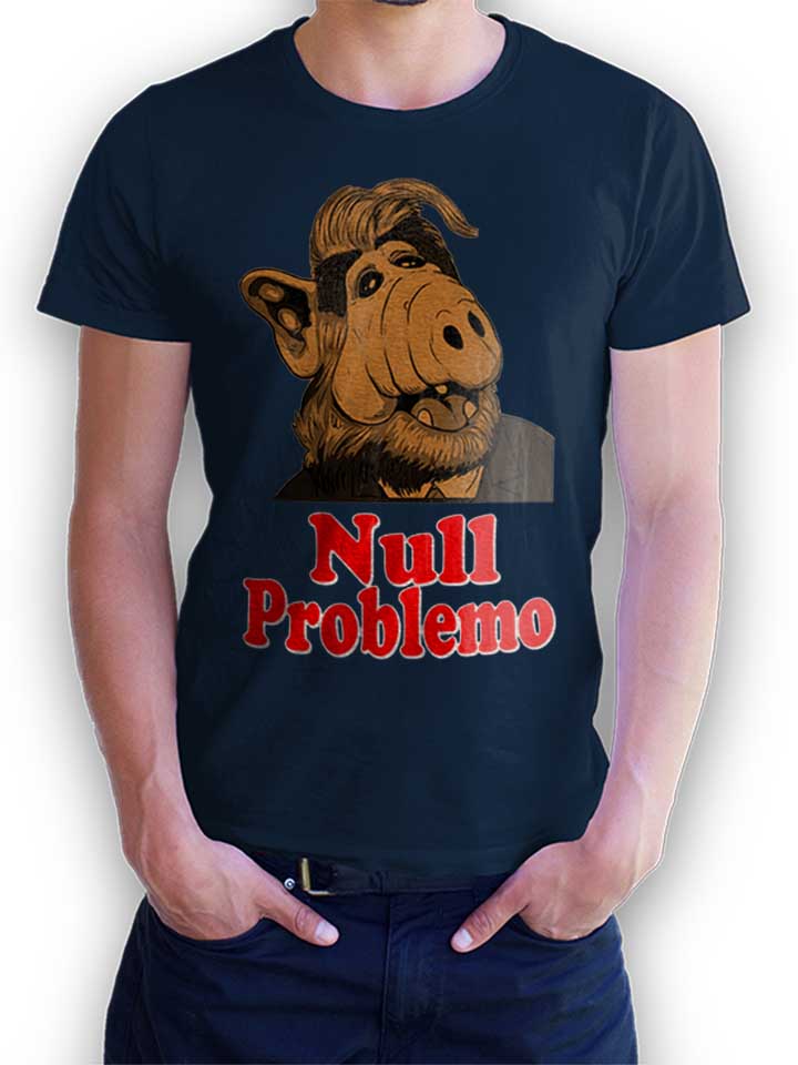 alf-null-problemo-t-shirt dunkelblau 1