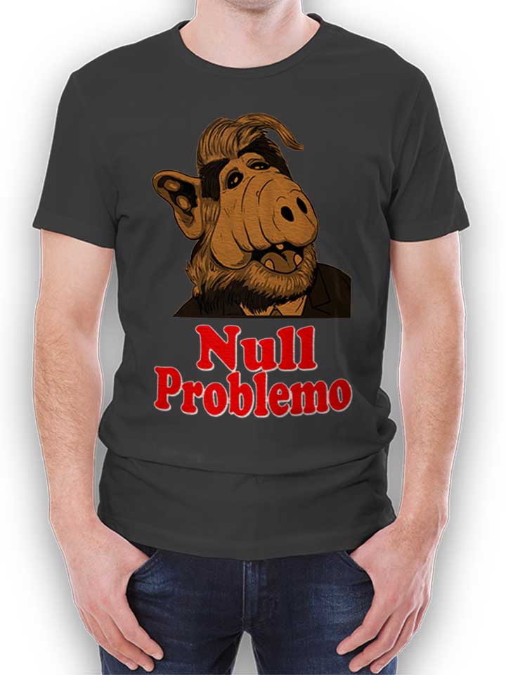 alf-null-problemo-t-shirt dunkelgrau 1