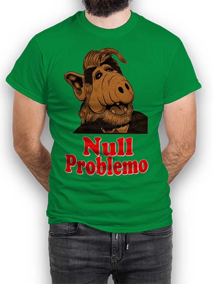 alf-null-problemo-t-shirt gruen 1