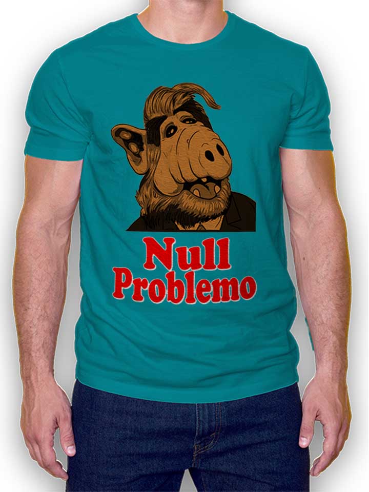 alf-null-problemo-t-shirt tuerkis 1