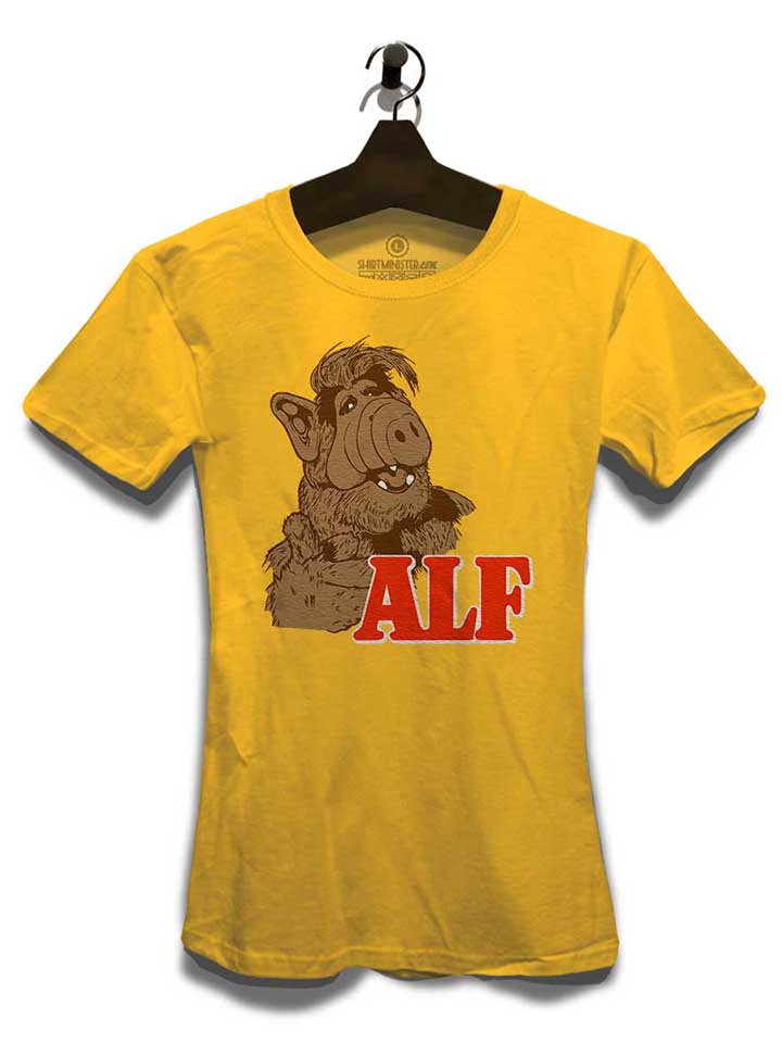 alf-damen-t-shirt gelb 3