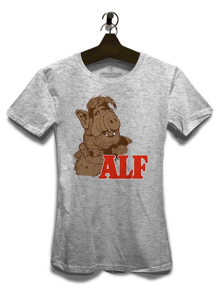 alf-damen-t-shirt grau-meliert 3
