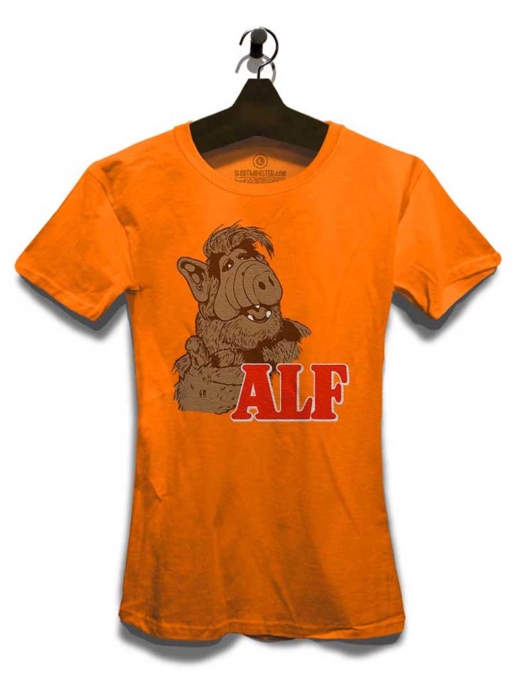 alf-damen-t-shirt orange 3