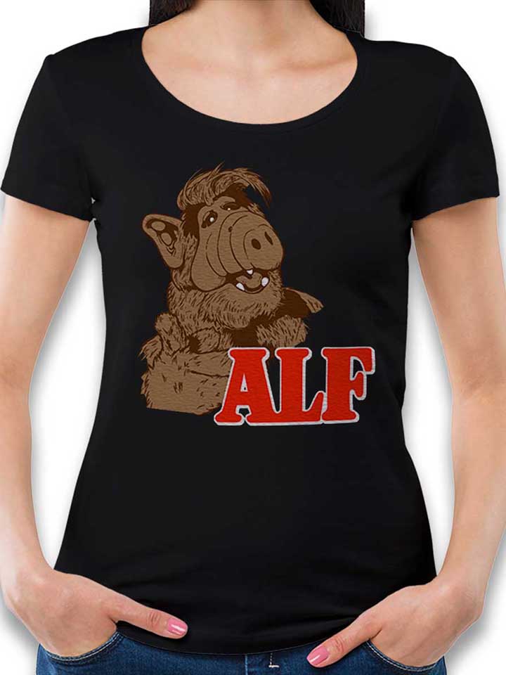 Alf Damen T-Shirt schwarz L
