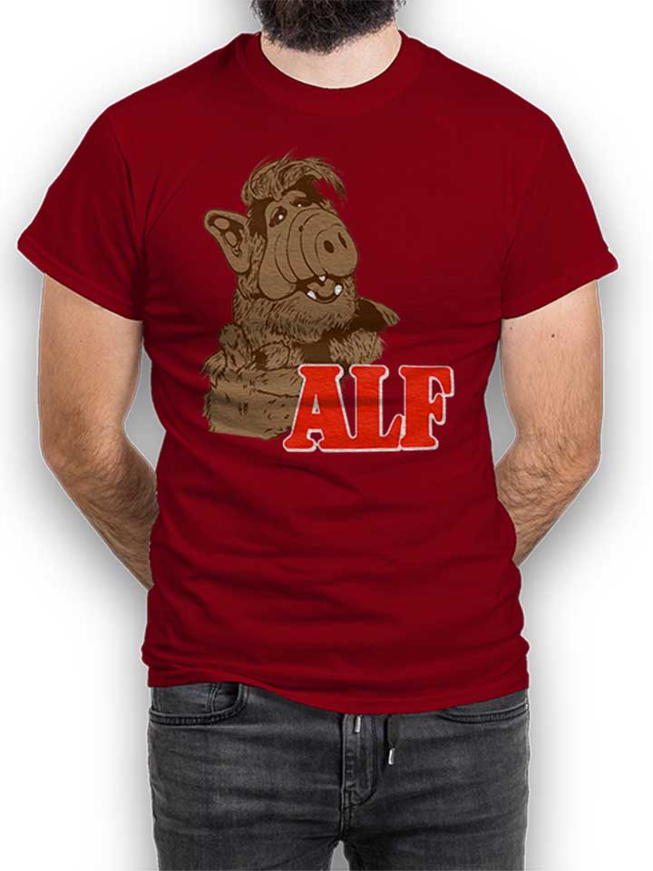 Alf T-Shirt bordeaux L