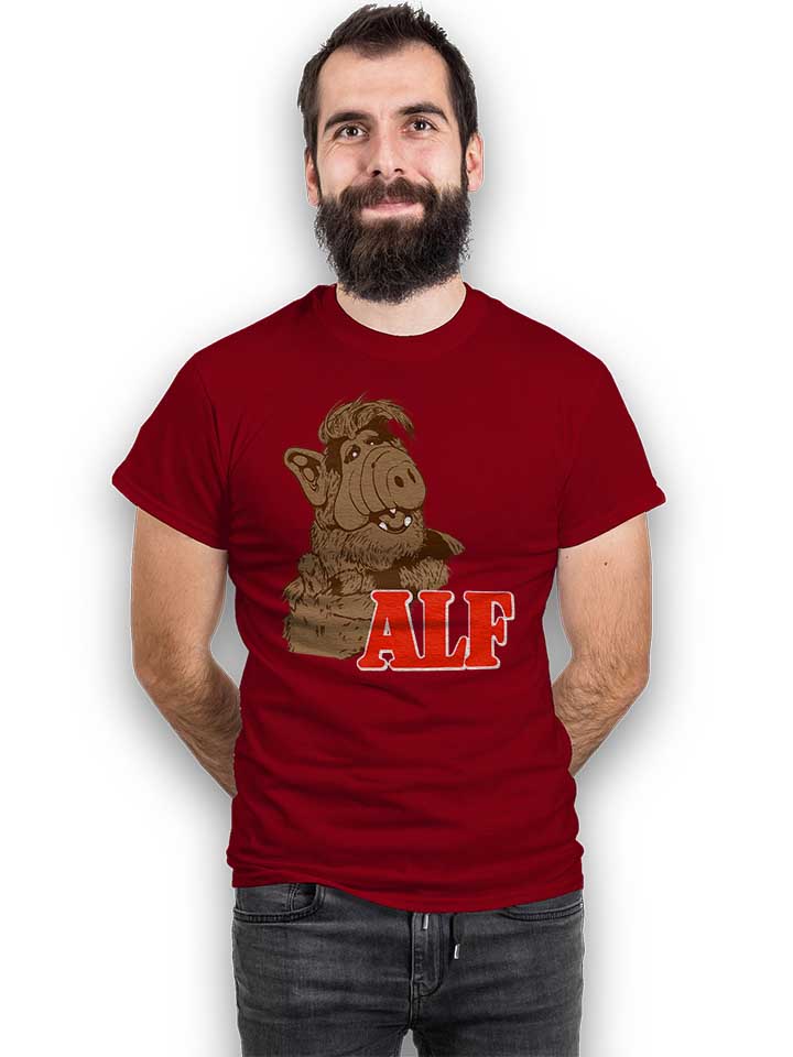 alf-t-shirt bordeaux 2