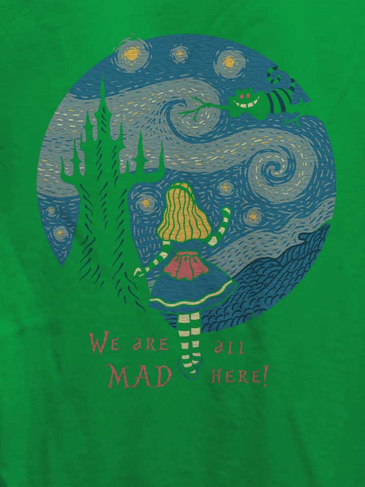 alice-mad-wonderland-damen-t-shirt gruen 4