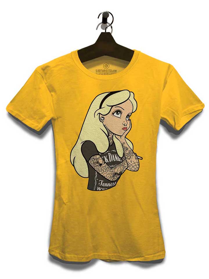 alice-tattoo-in-wonderland-damen-t-shirt gelb 3
