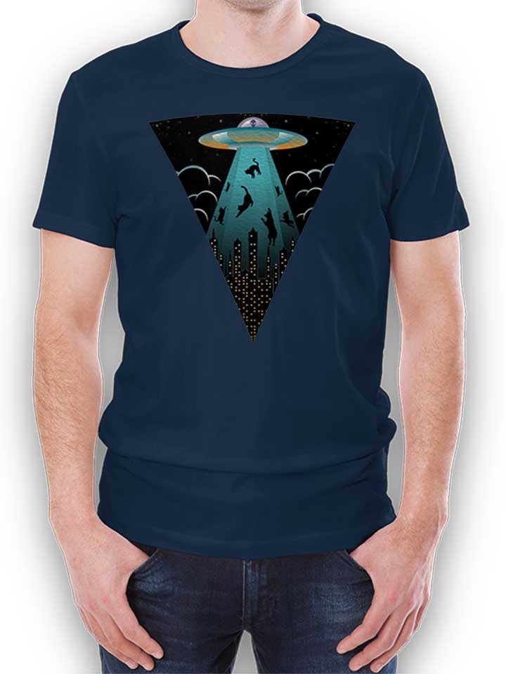 alien-amp-cats-t-shirt dunkelblau 1