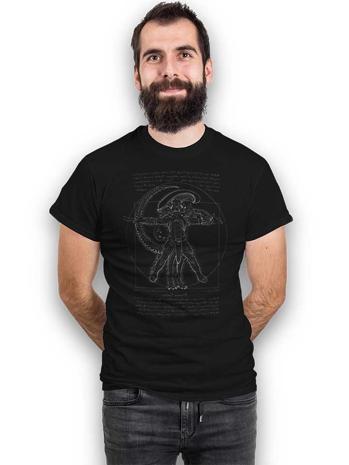 alien-da-vinci-t-shirt schwarz 2