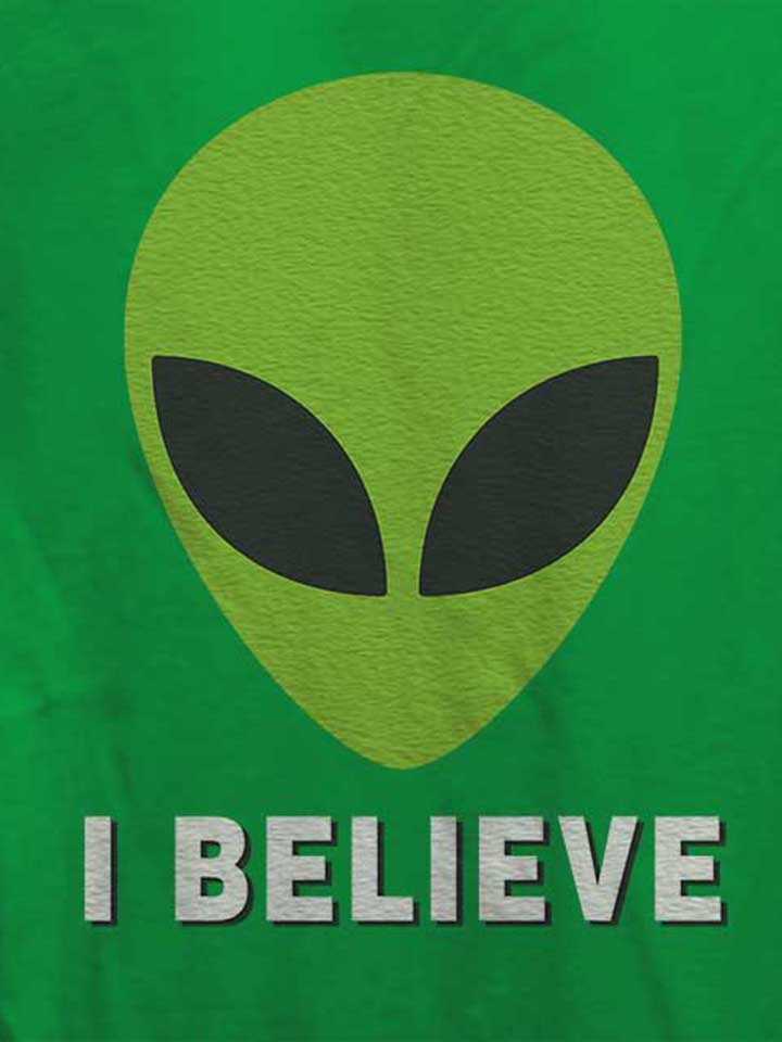 alien-i-believe-damen-t-shirt gruen 4