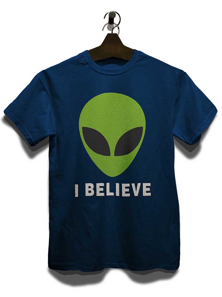 alien-i-believe-t-shirt dunkelblau 3