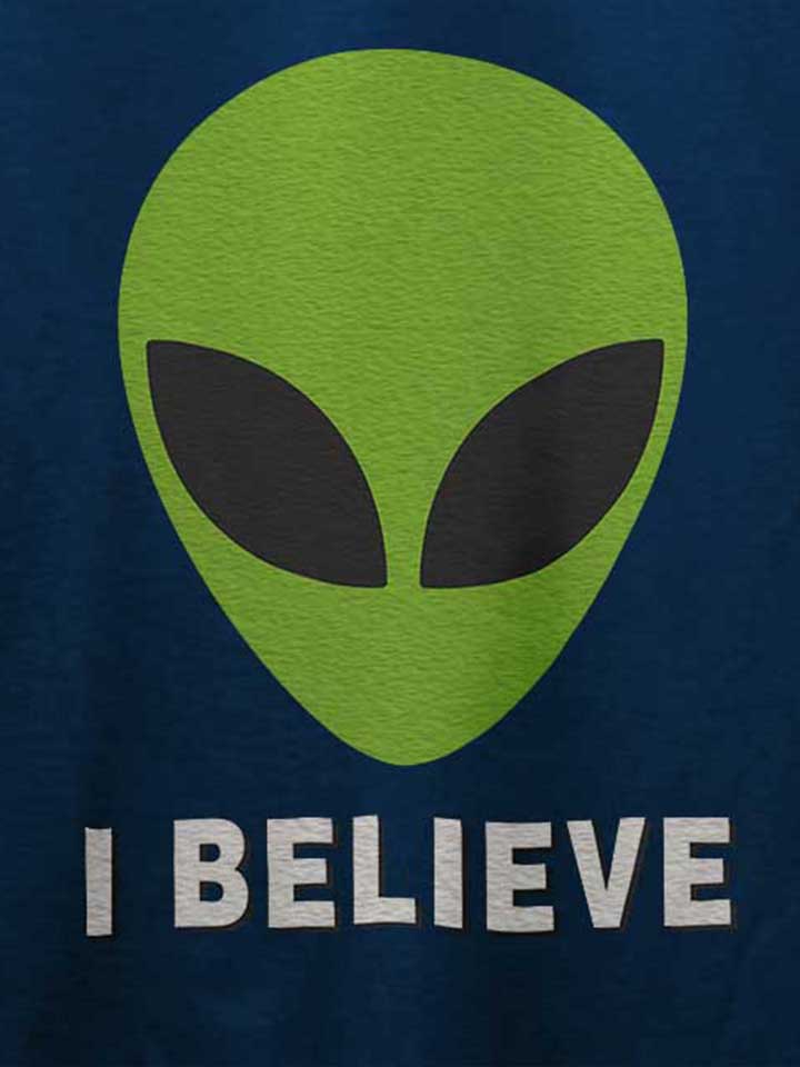 alien-i-believe-t-shirt dunkelblau 4