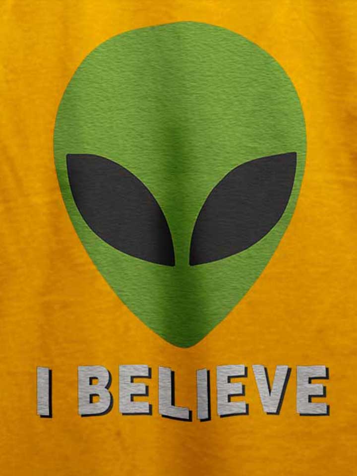 alien-i-believe-t-shirt gelb 4