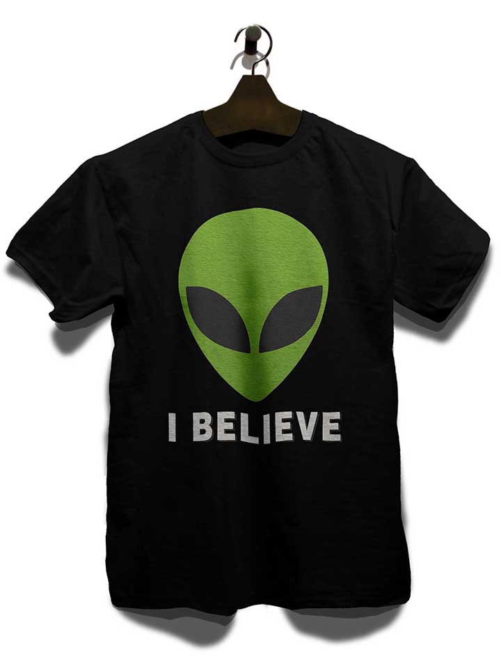 alien-i-believe-t-shirt schwarz 3