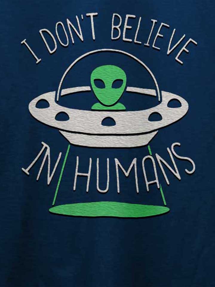 alien-i-dont-belive-in-humans-t-shirt dunkelblau 4
