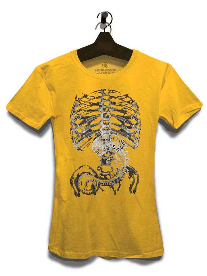 alien-roentgen-damen-t-shirt gelb 3