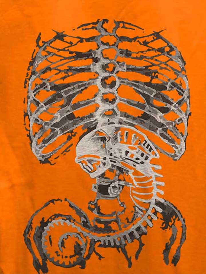 alien-roentgen-damen-t-shirt orange 4