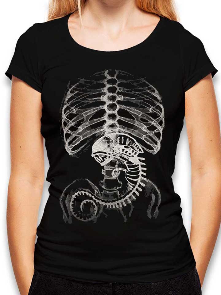 alien-roentgen-damen-t-shirt schwarz 1
