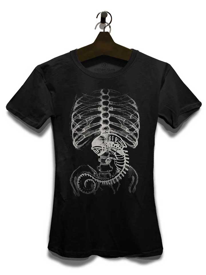 alien-roentgen-damen-t-shirt schwarz 3