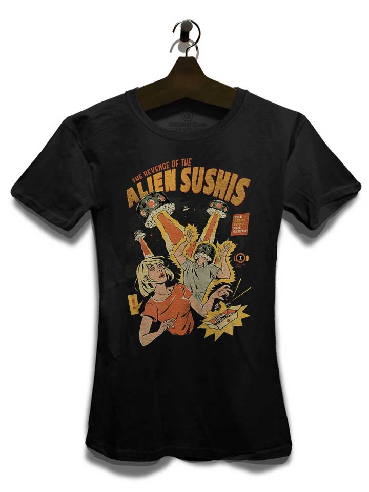 alien-sushis-damen-t-shirt schwarz 3
