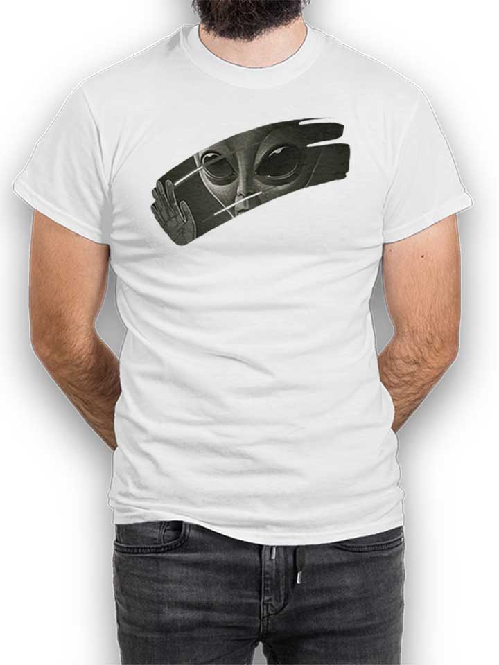 Alien Window T-Shirt bianco L