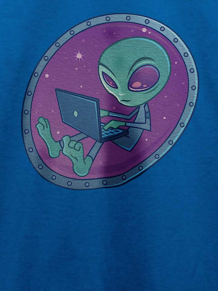 alienlaptop-t-shirt royal 4