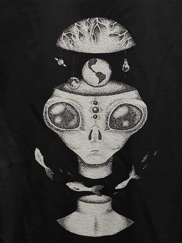 aliens-world-damen-t-shirt schwarz 4