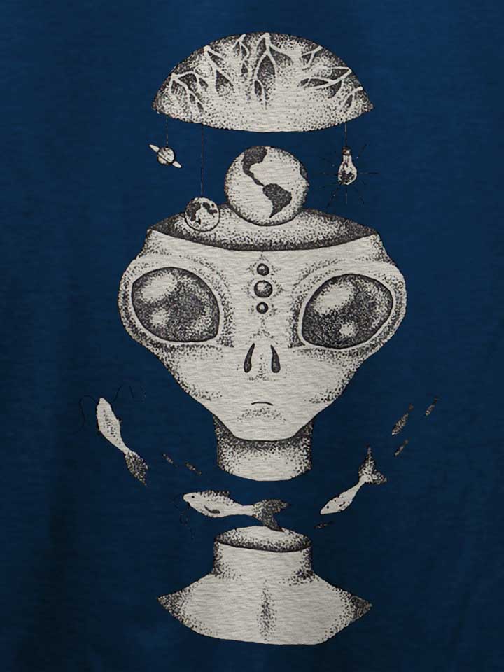 aliens-world-t-shirt dunkelblau 4