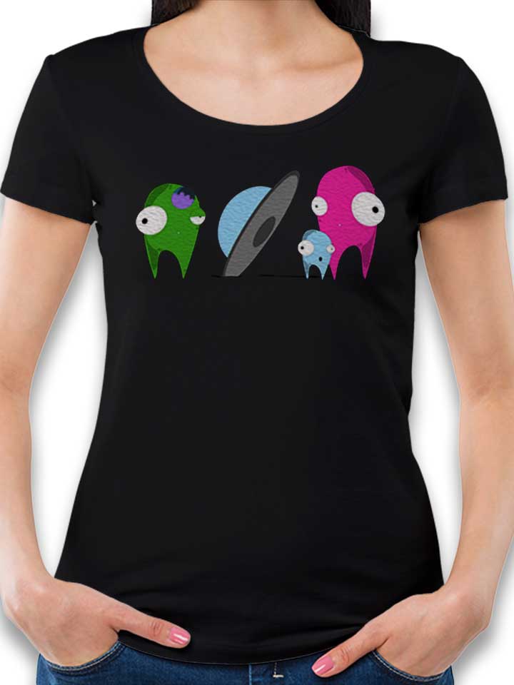 aliens-damen-t-shirt schwarz 1