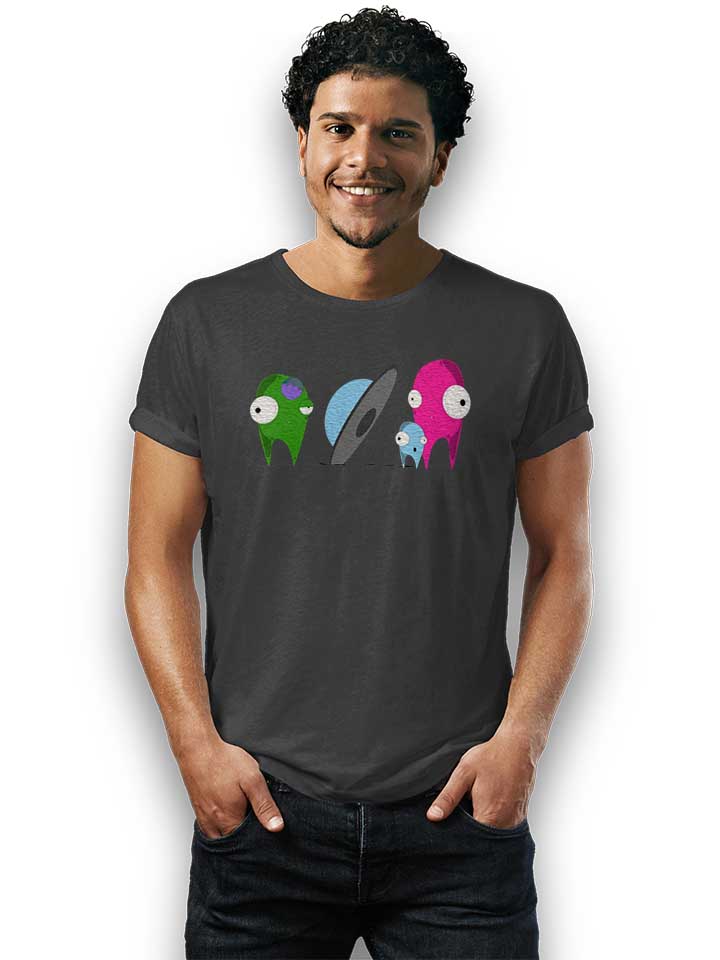 aliens-t-shirt dunkelgrau 2