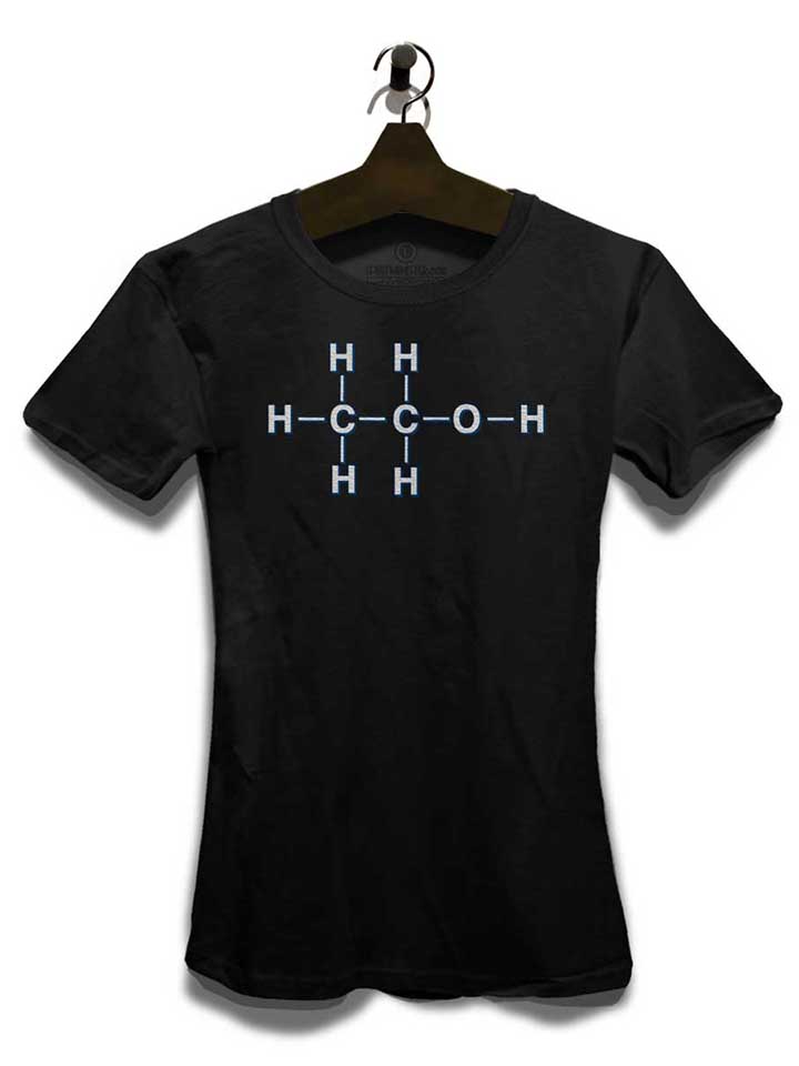 alkohol-chemisches-symbol-damen-t-shirt schwarz 3