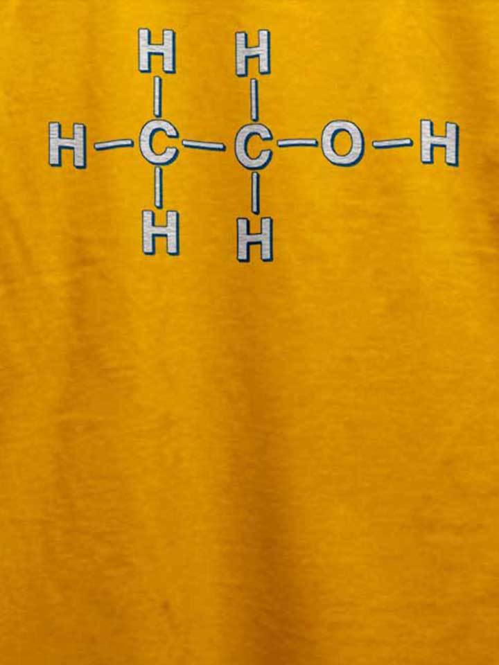 alkohol-chemisches-symbol-t-shirt gelb 4