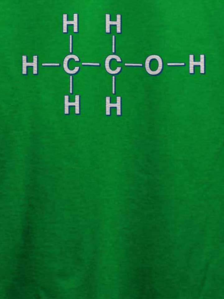 alkohol-chemisches-symbol-t-shirt gruen 4