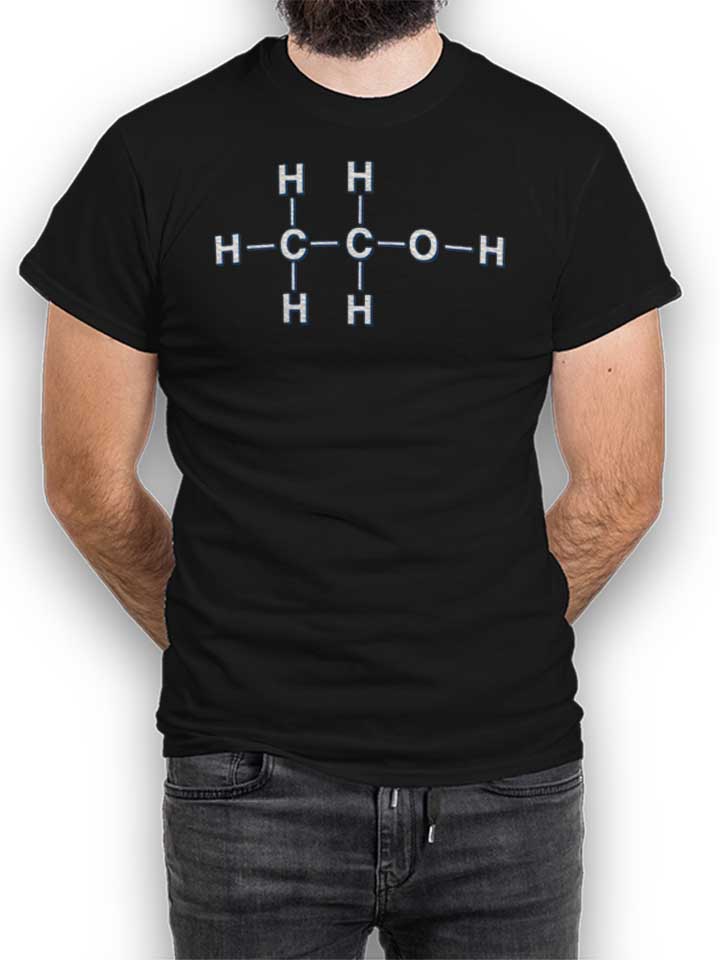 Alkohol Chemisches Symbol T-Shirt schwarz L