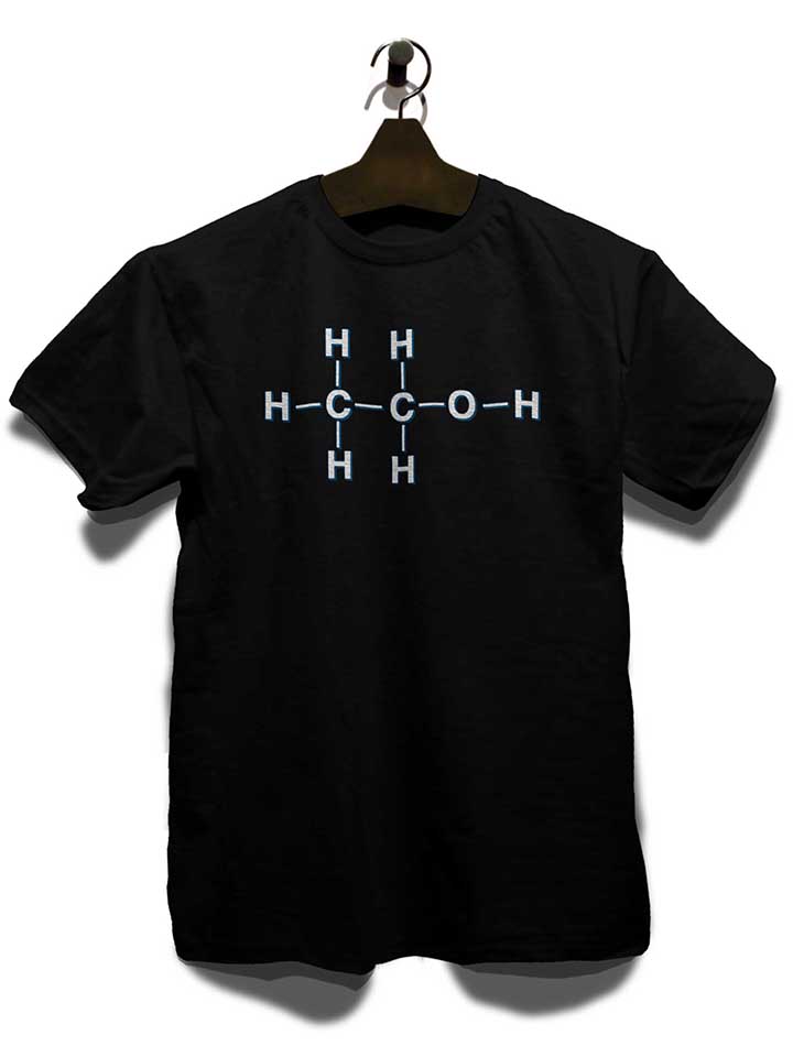 alkohol-chemisches-symbol-t-shirt schwarz 3