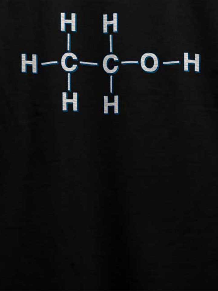 alkohol-chemisches-symbol-t-shirt schwarz 4