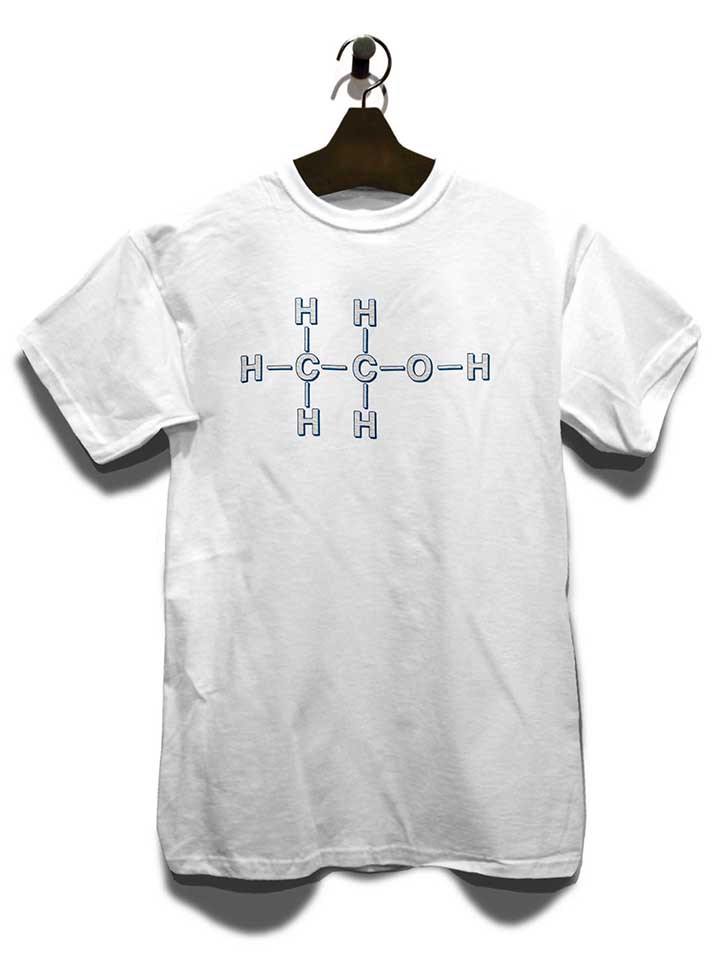 alkohol-chemisches-symbol-t-shirt weiss 3